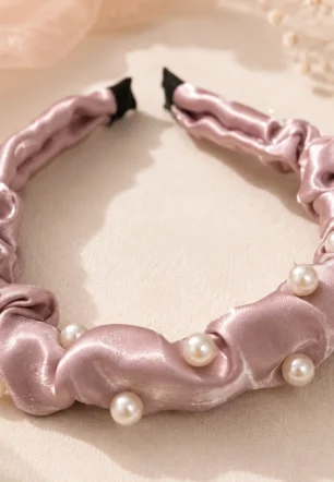 Girls Pearls Hair Band