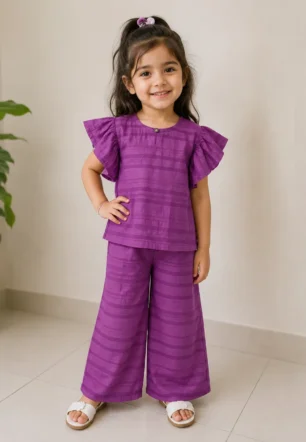Girls Purple Western Wear