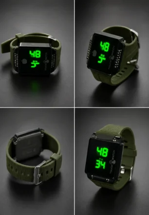 Kids Stylish Olive color Watches